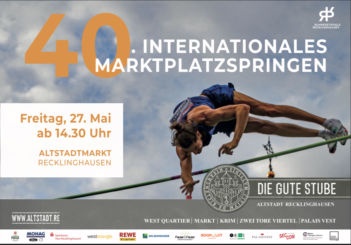 Hier ist es: Unser Jubiläumsplakat zum 40. Marktplatzspringen in